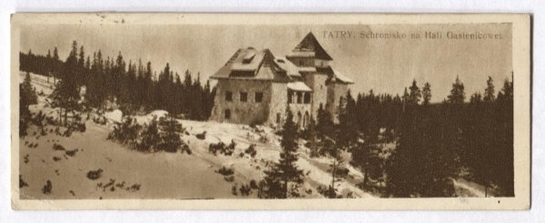 [Pocztówka] TATRY. Schronisko na Hali Gąsienicowej.