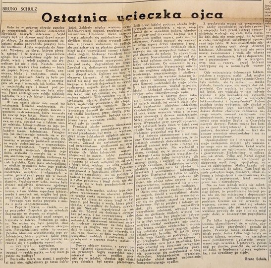 [Bruno Schulz] Wiadomości Literackie. R. 12, nr 32 (664): 26 VII 1936. s. 6