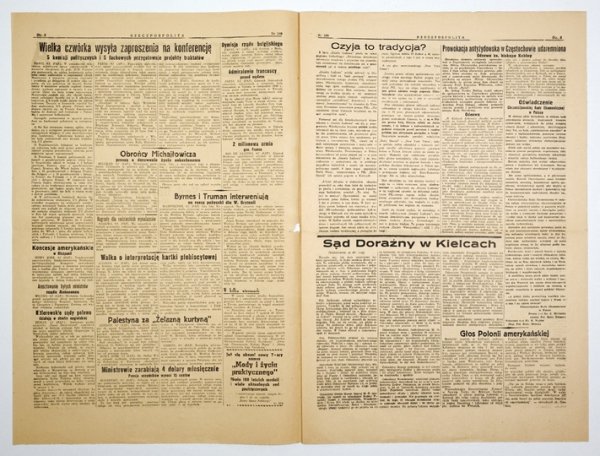 RZECZPOSPOLITA. R. 3, nr 188 (684): 10 VII 1946.