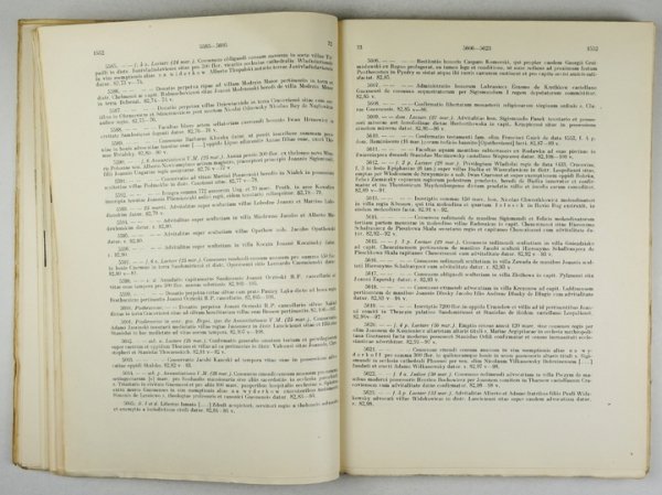 PŁOCHA Józef, RYBARSKI Antoni, SUŁKOWSKA Irena - Matricularum Regni Poloniae summaria excussis codicibus, qui in Chartophylacio Maximo Varsoviensi asservantur. Contexuerunt ... moderante Jacobo Sawicki. Pars 5: Sigismundi Augusti regis tempora complectens