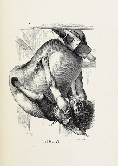 HUGO Victor - Notre-Dame de Paris. Édition illustrée d'après les dessins De MM. E[douard] de Beaumont, L[ouis Alexis] Boulanger, [Charles Francois] Daubigny, T[ony] Johannot, de Lemud, Meissonnier, C. Roqueplan, de Rudder, Steinheil [...].