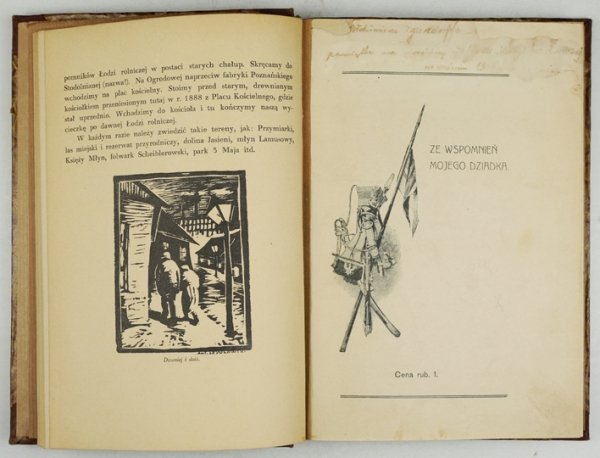 [KLOCEK]. KOSSMANN E. O[skar] - Śladami dawnej Łodzi + GNOIŃSKI Bolesław Zygmunt – Rok 1812 +  SMOLIKOWSKI Seweryn – Ze wspomnień osobistych + POWSTANIE listopadowe + RAWITA-GAWROŃSKI Fr[anciszek ] – O Bohdanie Chmielnickim Hetmanie Kozackim + BRÜCKNER Al