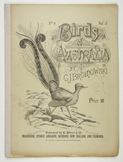 [BROJNOWSKI Józef Gracjan] BROINOWSKI G[racjus] J. - Birds of Australia. Vol. 5, nr 4