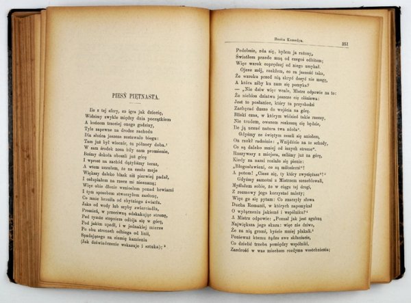 ALIGHIERI Dante - Boska komedya. Przekład A. Stanisławskiego.