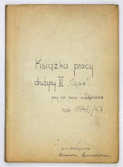 [SZURMIAKÓWNA Aleksandra, SZURMIAKÓWNA Maria]. Nowosądeckie materiały harcerskie z ostatnich lat przed- i pierwszych lat powojennych.