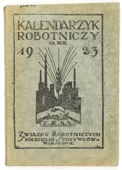 KALENDARZYK Robotniczy na rok 1923.