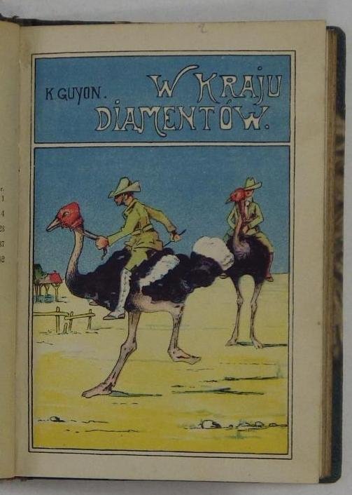 [Klocek] Biblioteczka Przyrodnicza: Sadzewiczowa Marja - Lądem, wodą i powietrzem; Guyon Karol - W kraju diamentów; Aniela Kozłowska - Egipt darem Nilu. Opowiadania przyrodniczo-geograficzne o Egipcie i uprawie roślin południowych