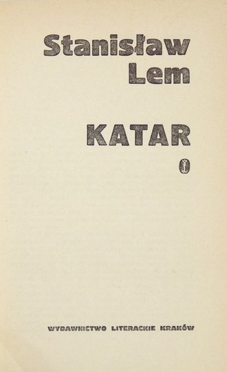 LEM Stanisław - Katar.