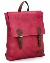 Plecak Damski w Stylu Vintage firmy Herisson  Fuksjowy