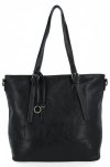 Uniwersalna Torebka Damska Shopper Bag XL firmy Hernan Czarna