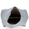 Uniwersalna Torebka Damska Shopper Bag firmy Hernan Srebrna