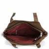 Torebka Damska typu Shopper Bag firmy Herisson Ciemno Ziemista