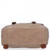 Plecak Damski w Stylu Vintage XL firmy Herisson Ciemno Beżowy