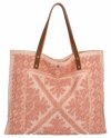Modna Torebka Shopper Bag Pudrowy Róż