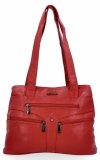 Torebka Damska typu Shopper Bag firmy Hernan Bordowa