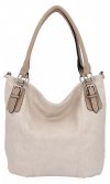 Torebka Damska Shopper Bag XL firmy Hernan Beżowa