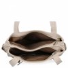 Dwukomorowa Torebka Damska Shopper Bag firmy Hernan Beżowa
