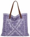 Modna Torebka Shopper Bag  Jasno Fioletowa
