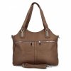 Torebka Damska typu Shopper Bag firmy Herisson Ciemno Beżowa