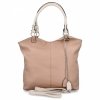 Torebka Damska Shopper Bag XL firmy Hernan Pudrowy Róż/Beżowa