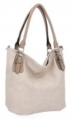 Torebka Damska Shopper Bag XL firmy Hernan Beżowa