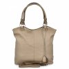 Torebka Damska Shopper Bag XL firmy Hernan Ciemno Beżowa/Ziemista