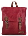 Plecak Damski w Stylu Vintage firmy Herisson  Bordowy