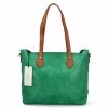 Duża Torebka Shopper Bag XL z Kosmetyczką firmy Herisson Zielona