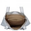 Duże Torebki Damskie Shopper Bag XXL firmy Hernan Srebrna