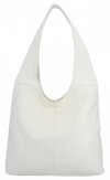 Uniwersalna Torebka Damska Shopper Bag firmy Hernan Biała