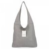 Uniwersalna Torebka Damska Shopper Bag firmy Hernan Jasno Szara
