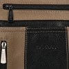 Dwukomorowa Torebka Damska Shopper Bag firmy Hernan Czarna/Ziemista