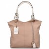 Torebka Damska Shopper Bag XL firmy Hernan Pudrowy Róż/Beżowa