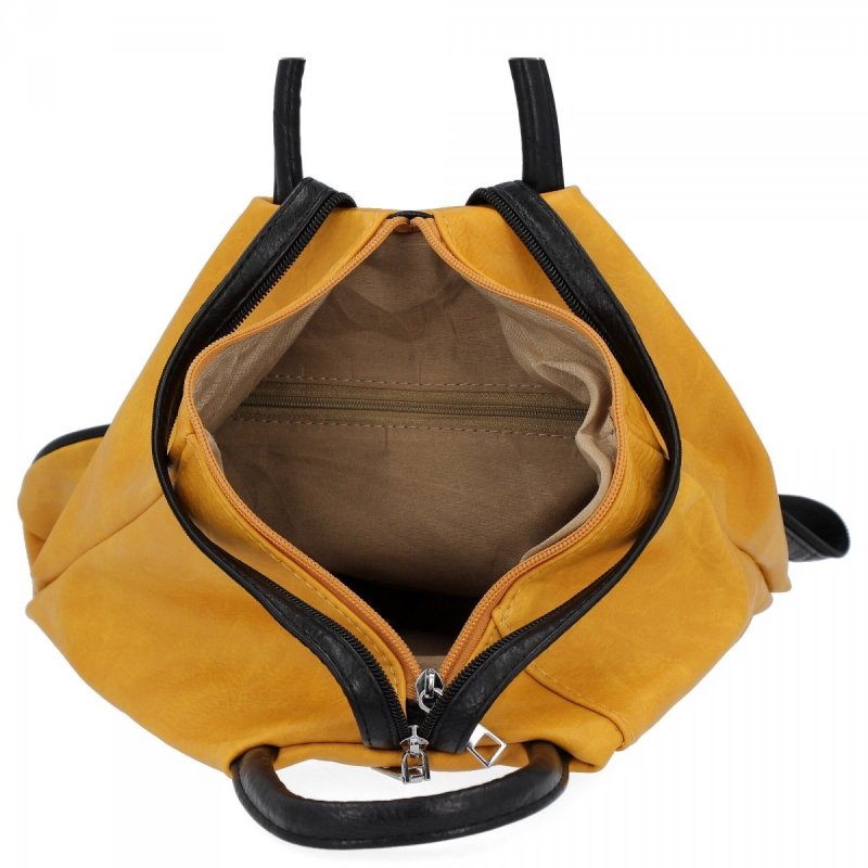 Uniwersalny Plecak Damski firmy Hernan HB0206 Żółty