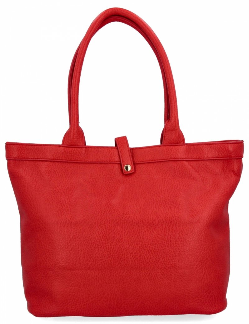 Torebka Damska XL typu Shopper Bag firmy Herisson Czerwona