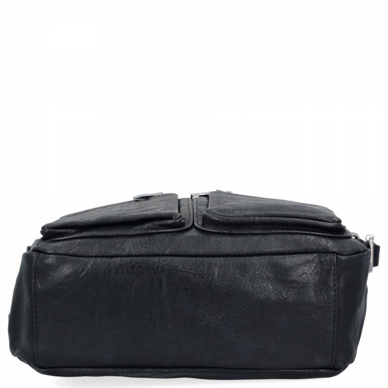 Miejska Torebka Damska Listonoszka firmy Herisson Czarna