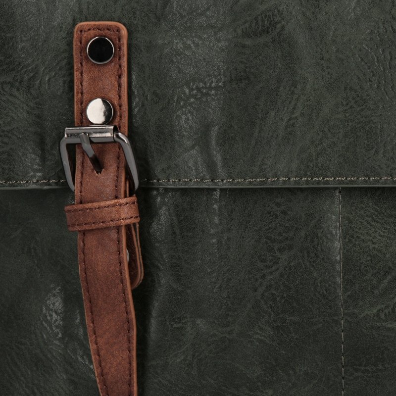 Modny Plecak Damski Vintage firmy Herisson Zielony