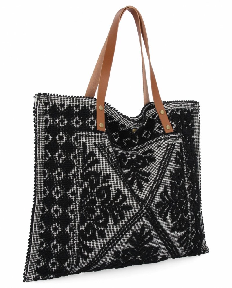 Modna Torebka Shopper Bag Czarna