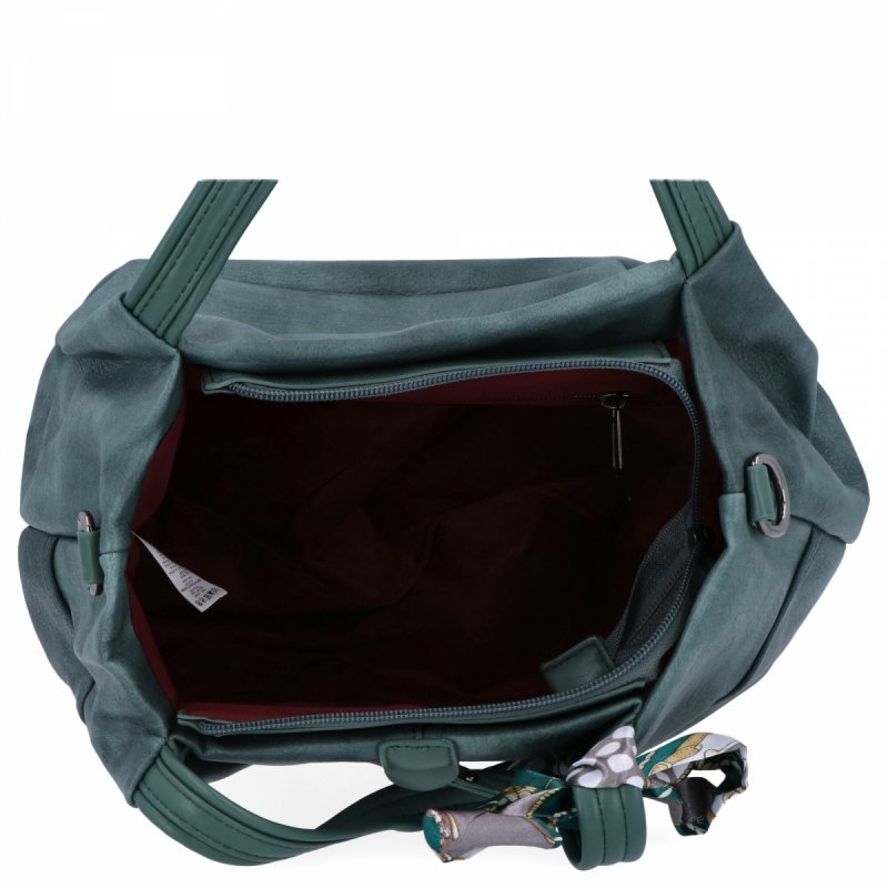 Torebka Damska typu Shopper Bag firmy Herisson Turkusowa