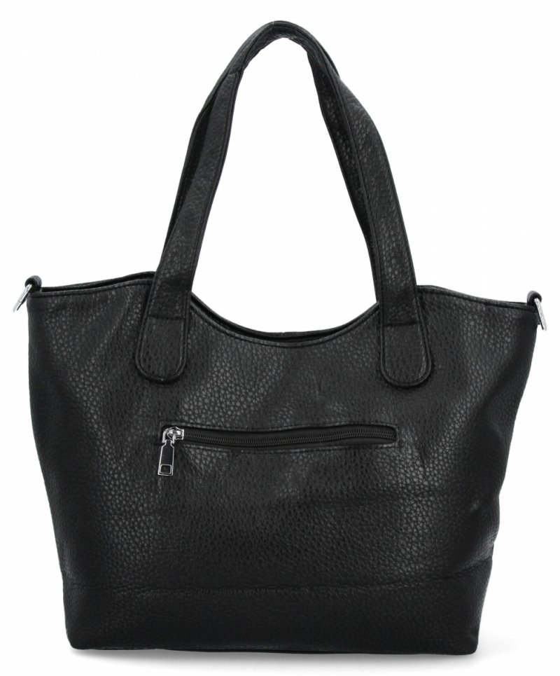 Torebka Damska typu Shopper firmy Herisson Czarna