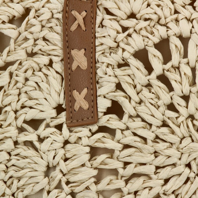 Torebka Damska Ratanowa firmy Herisson Beżowa