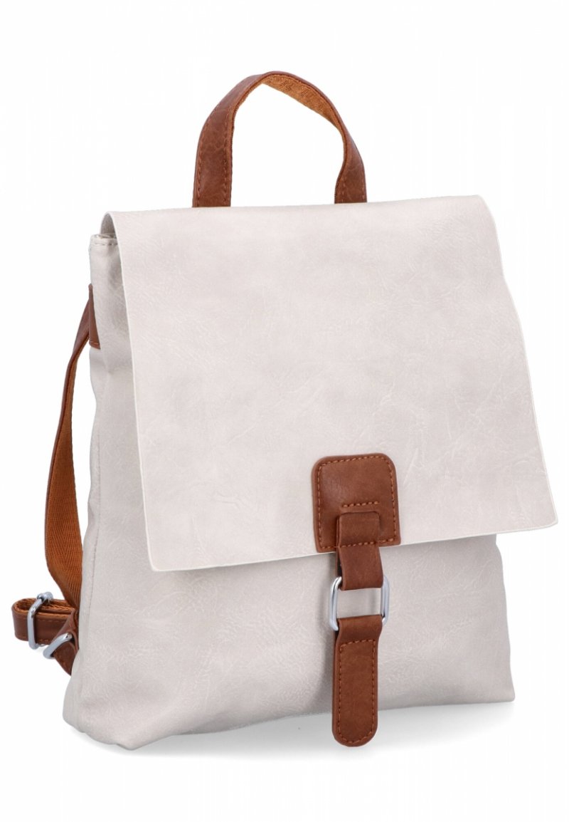 Plecaczek Damski w stylu Vintage firmy Herisson Beżowy/Rudy