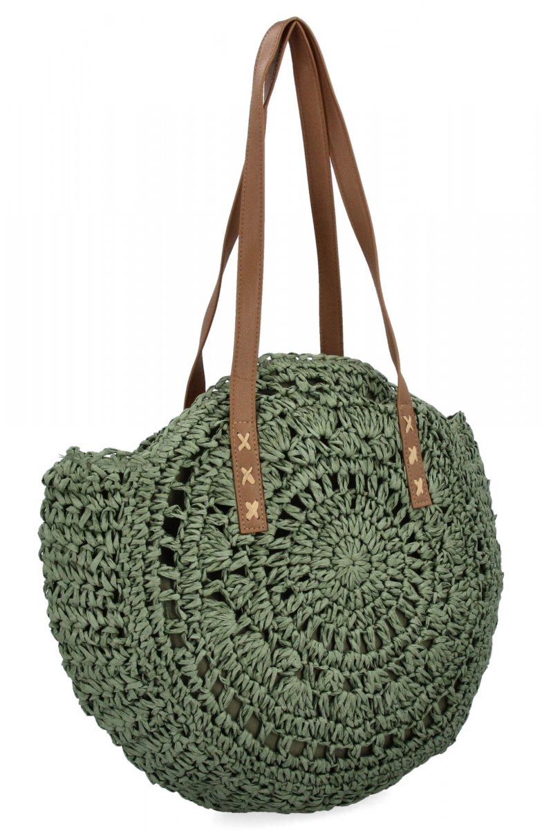 Torebka Damska Ratanowa firmy Herisson Jasno Zielona