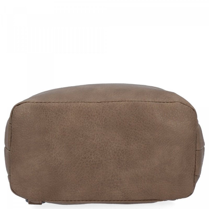 Miejski Plecaczek Damski firmy Hernan Ciemno Beżowy