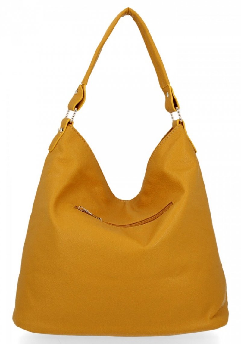 BEE BAG Uniwersalna Torebka Damska Zelia Musztarda/Złota
