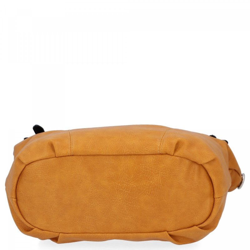 Torebka Damska Shopper Bag XL firmy Hernan Żółta