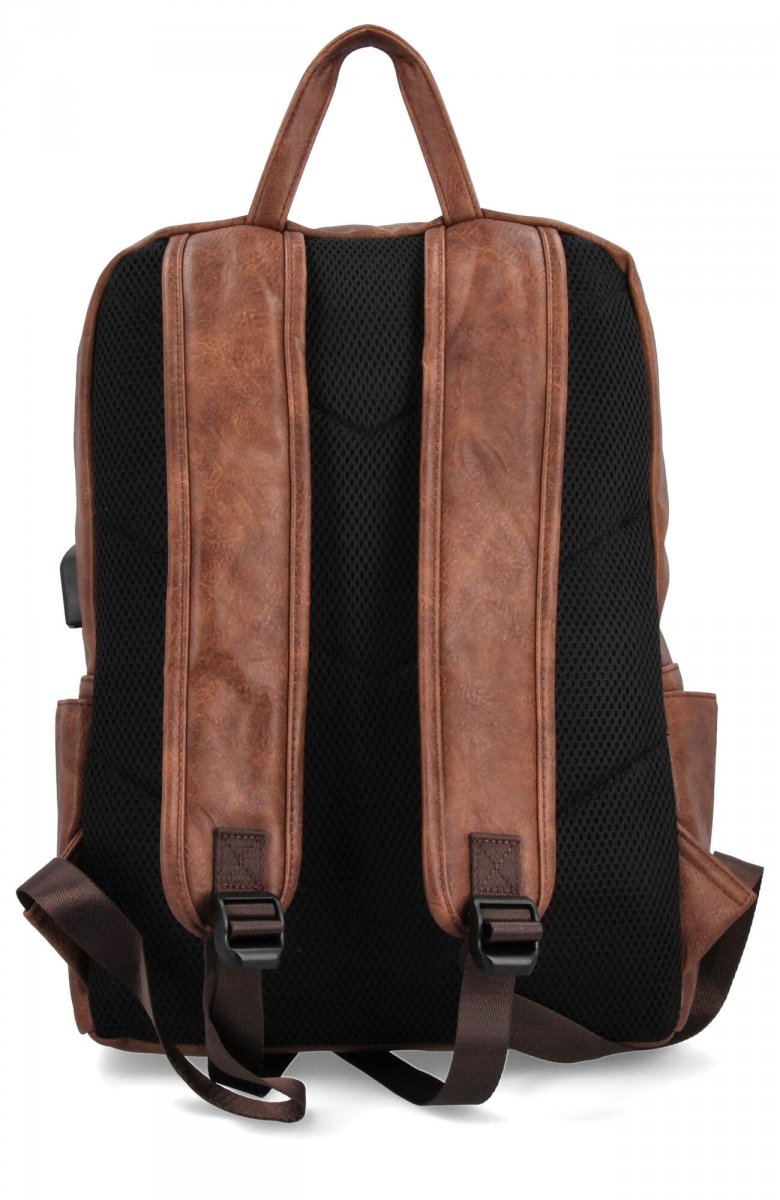 Plecak Damski w Stylu Vintage firmy Herisson Brązowy
