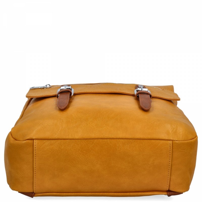 Plecak Damski w Stylu Vintage XL firmy Herisson Jasno Rudy