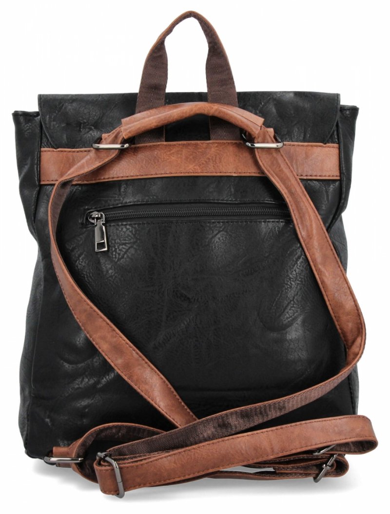Modny Plecak Damski Vintage firmy Herisson Czarny