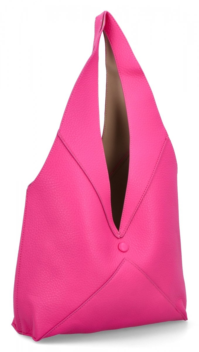Torebka Damska Shopper Bag z Kosmetyczką firmy Herisson Różowa